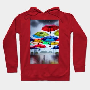 Floating Umbrellas Hoodie